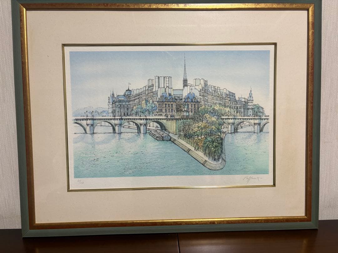 ロルフ・ラフルスキー Rolf Rafflewski リトグラフ　シテ島