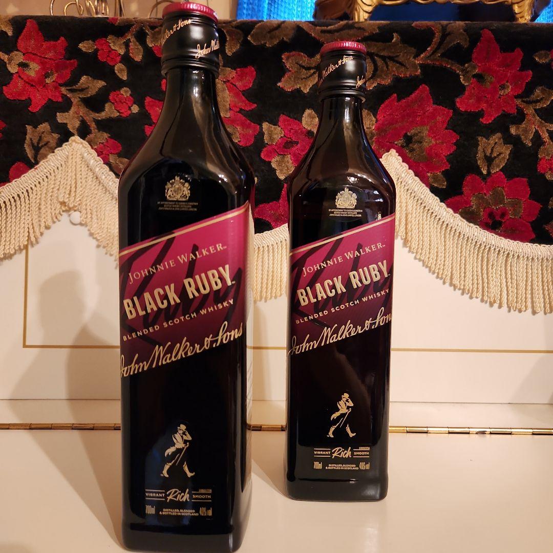 [新品 貴重商品] ジョニー・ウォーカー ブラックルビー( 2本セット)