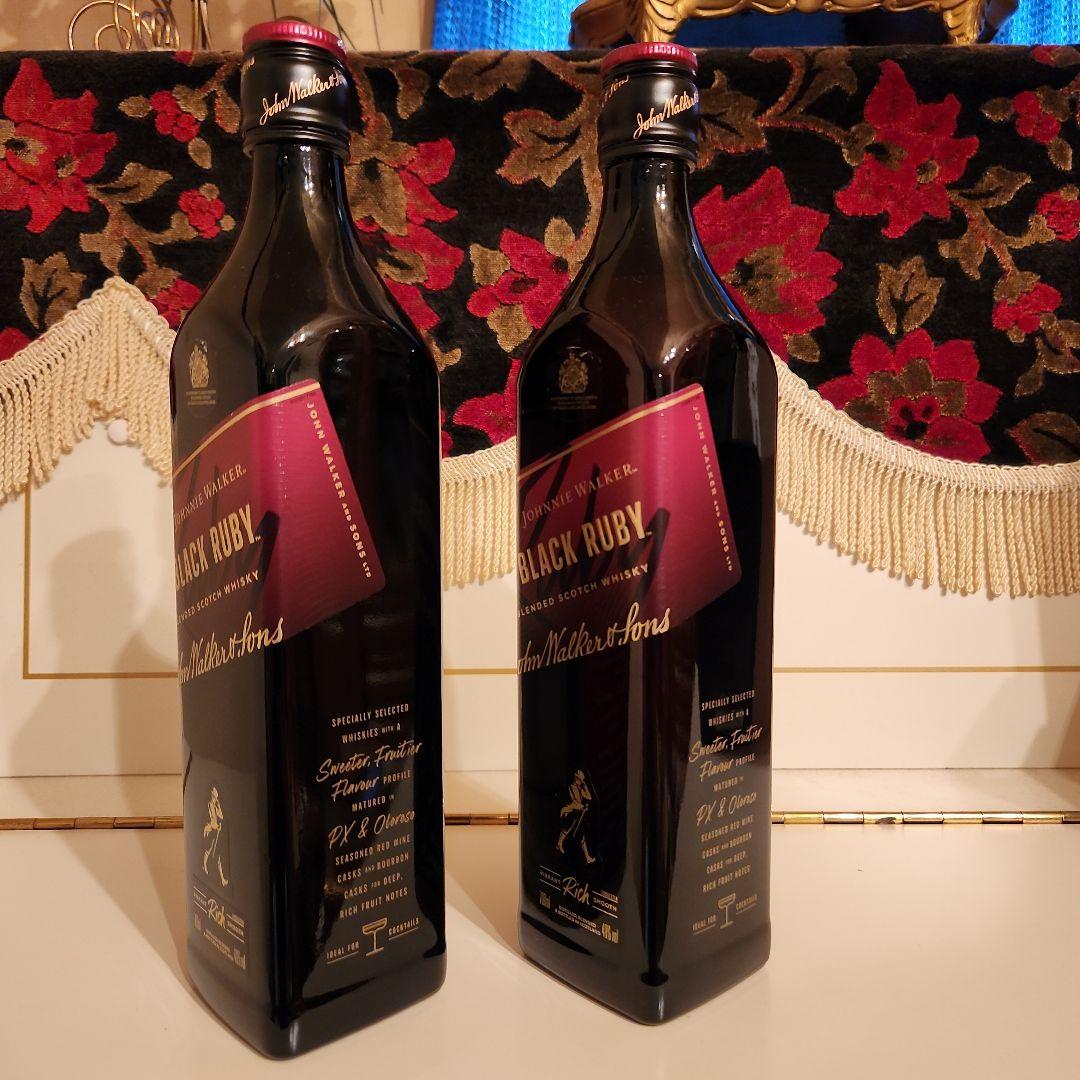 [新品 貴重商品] ジョニー・ウォーカー ブラックルビー( 2本セット)