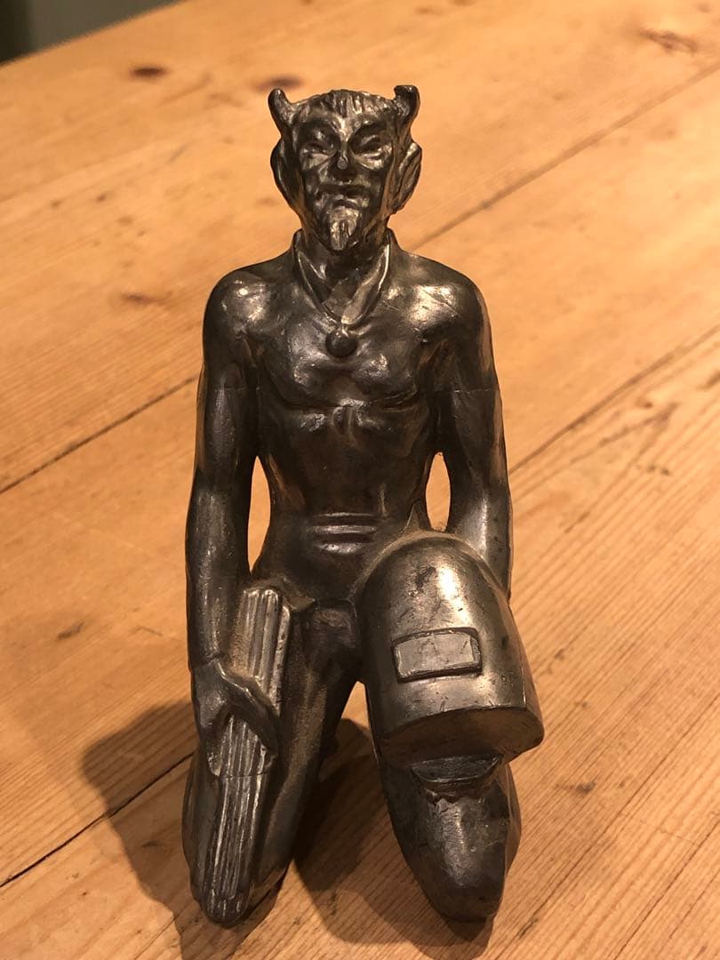 ビンテージ　デビル 悪魔　Devil インダストリアル　ミッドセンチュリー