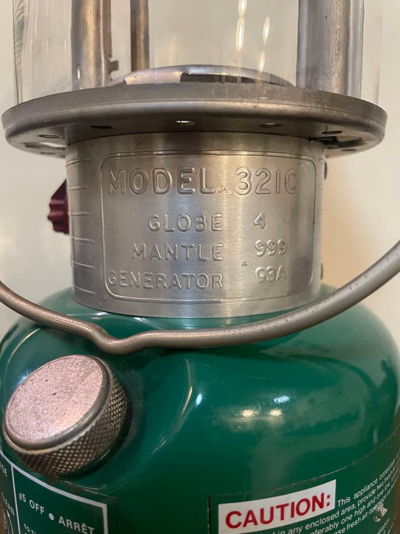 メンテ済み Coleman コールマン ビンテージ ランタン カナダ製 カバー付