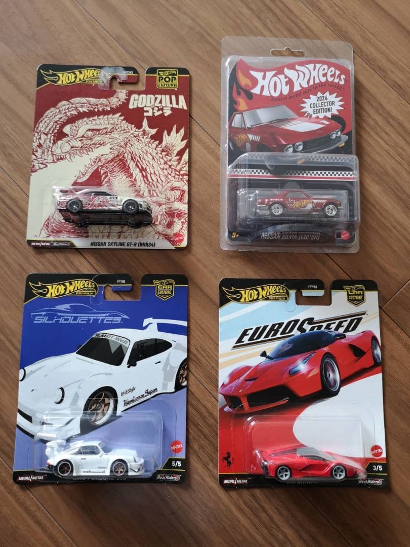 ホットウィール R34ゴジラ　RWB PORSCHE コレクターエディション