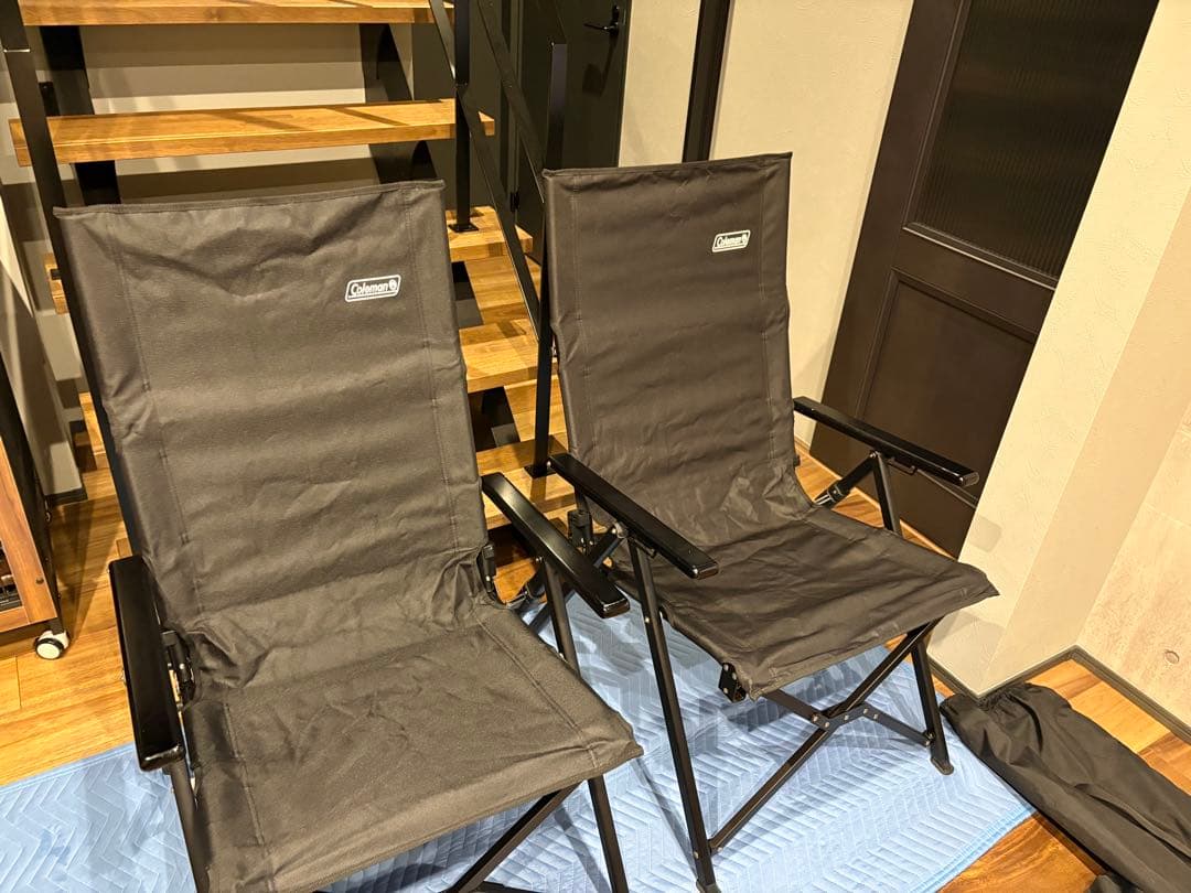 そらさま専用　Coleman レイチェア (BK) 2脚セット