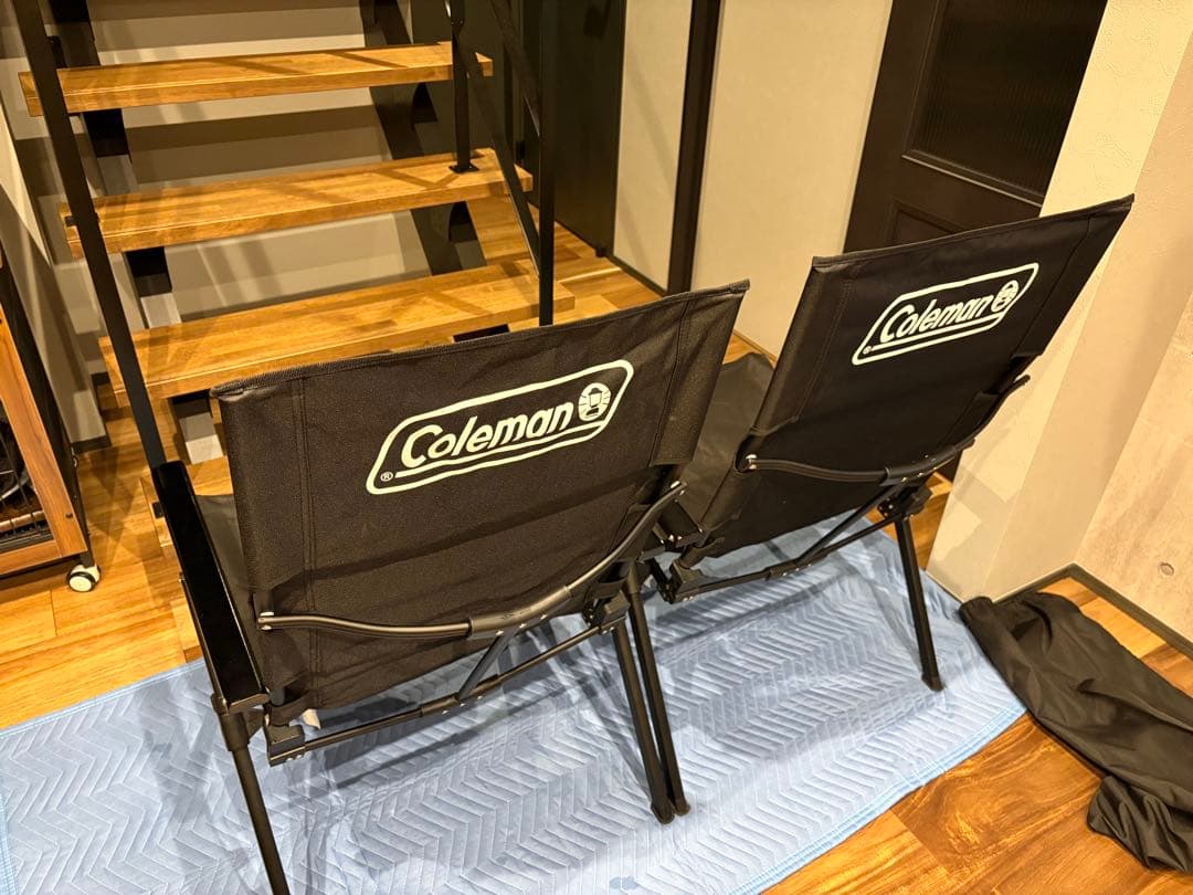 そらさま専用　Coleman レイチェア (BK) 2脚セット