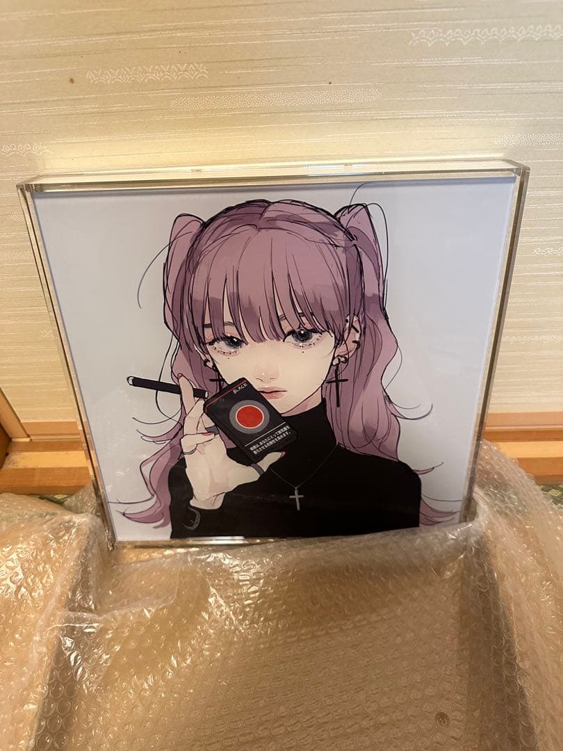 Tamimoon Tobacco 04 サイン入りアクリル・ガッシュイラスト