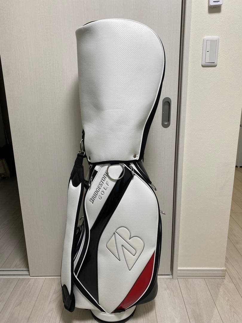 ブリヂストン キャディバッグ ホワイト ブラック