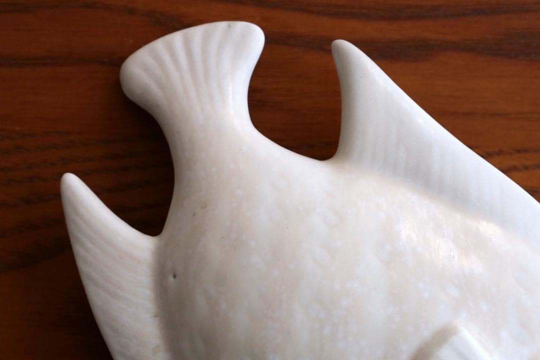 Gunnar Nylund グンナーニールンド 魚 オブジェ 白 58428