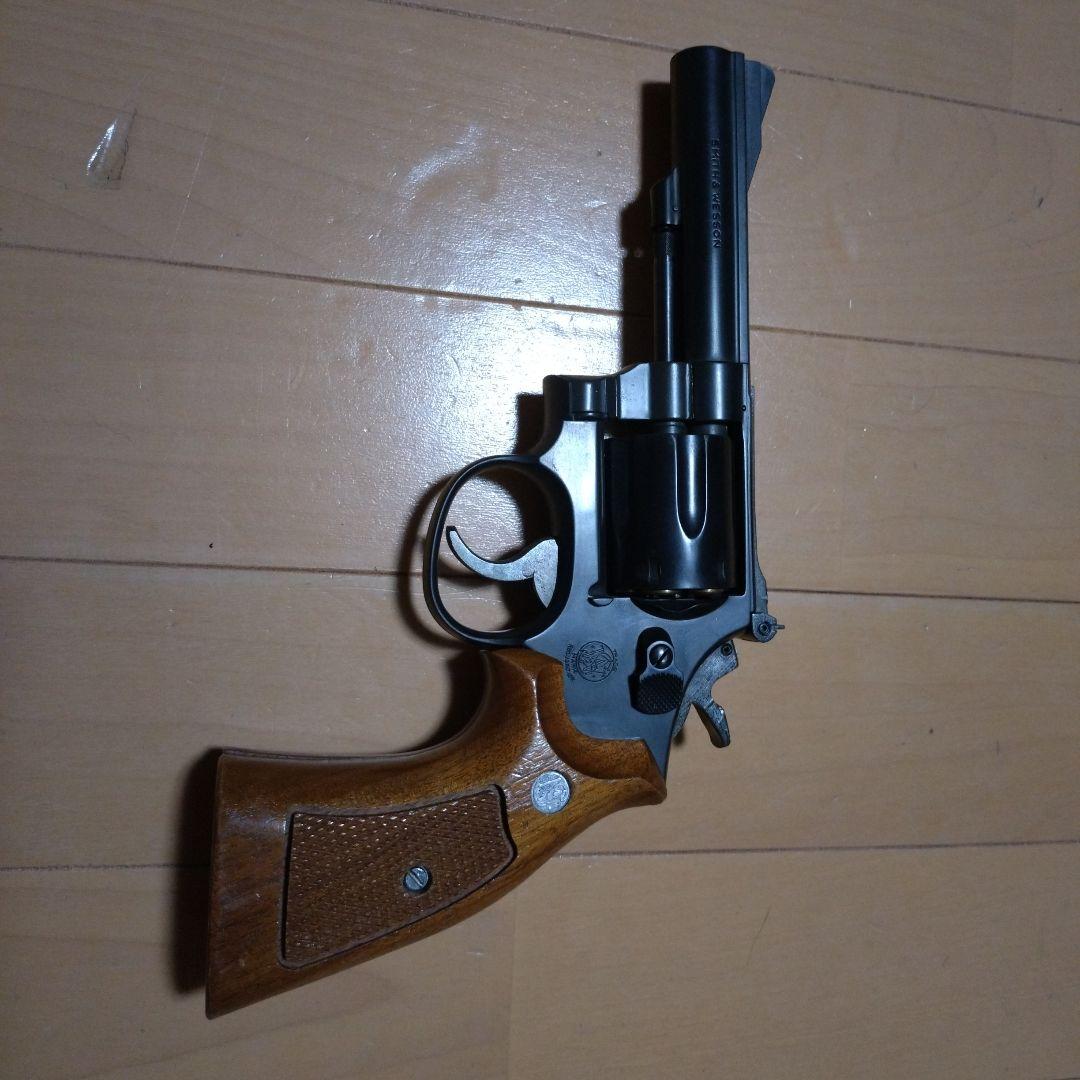 ハートフォード　モデルガンM15　ジャンク品 リボルバー 木製グリップ付き