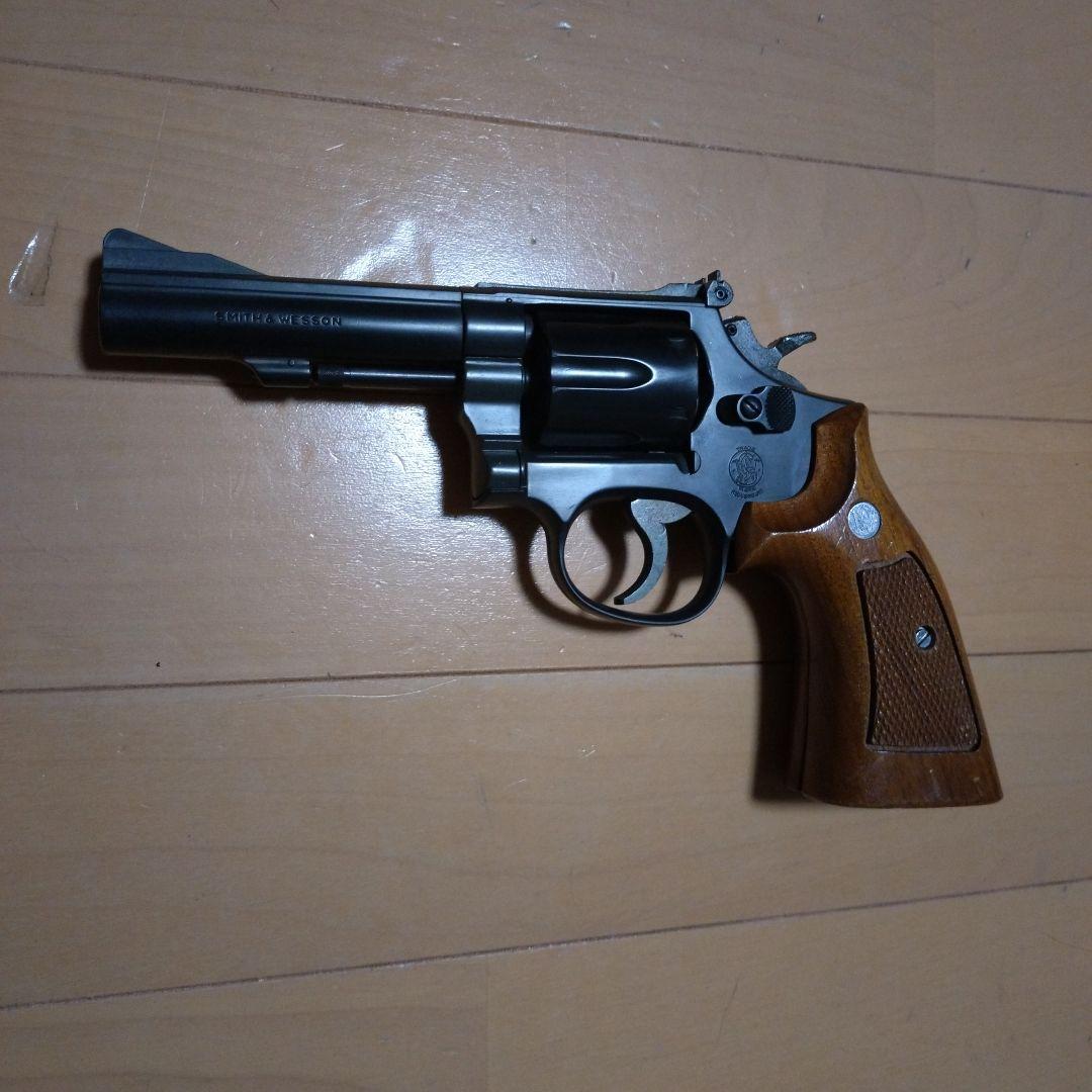 ハートフォード　モデルガンM15　ジャンク品 リボルバー 木製グリップ付き