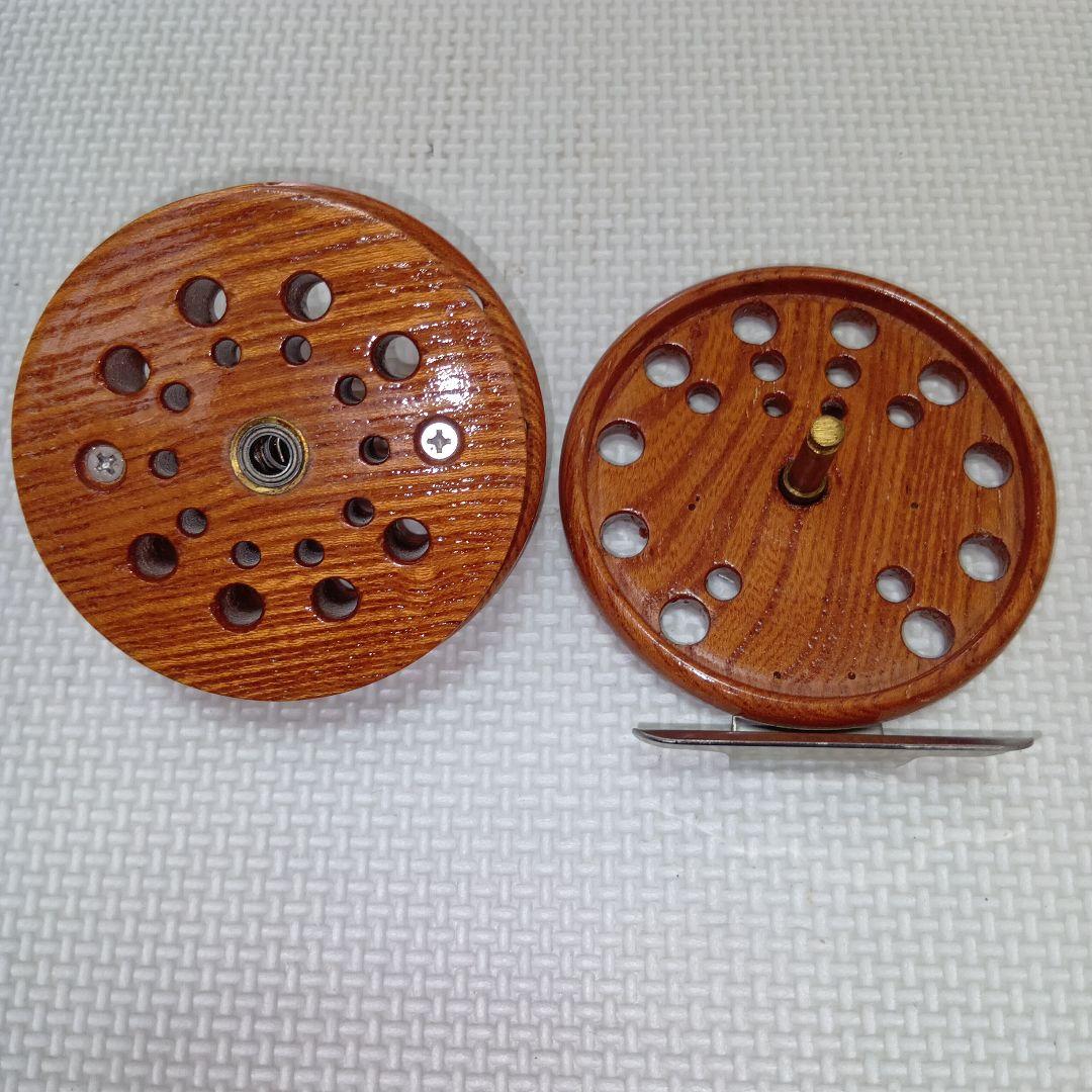 TSURUYA　重利　リール　ケヤキ　約89ミリ