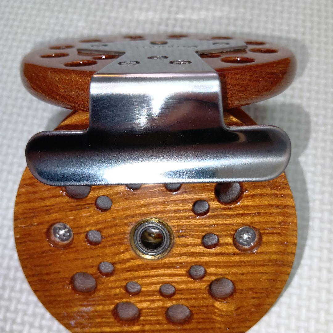 TSURUYA　重利　リール　ケヤキ　約89ミリ