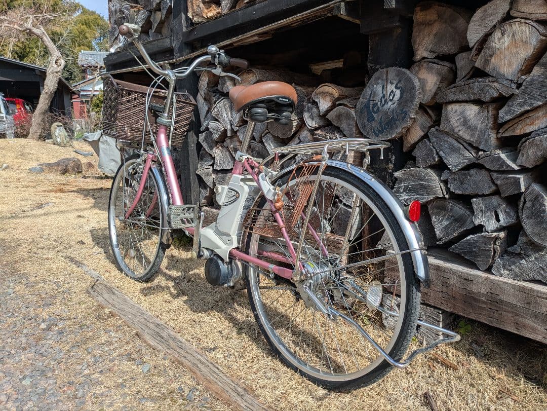 パナソニック電動アシスト自転車。 バッテリー５Ah 室内保管
