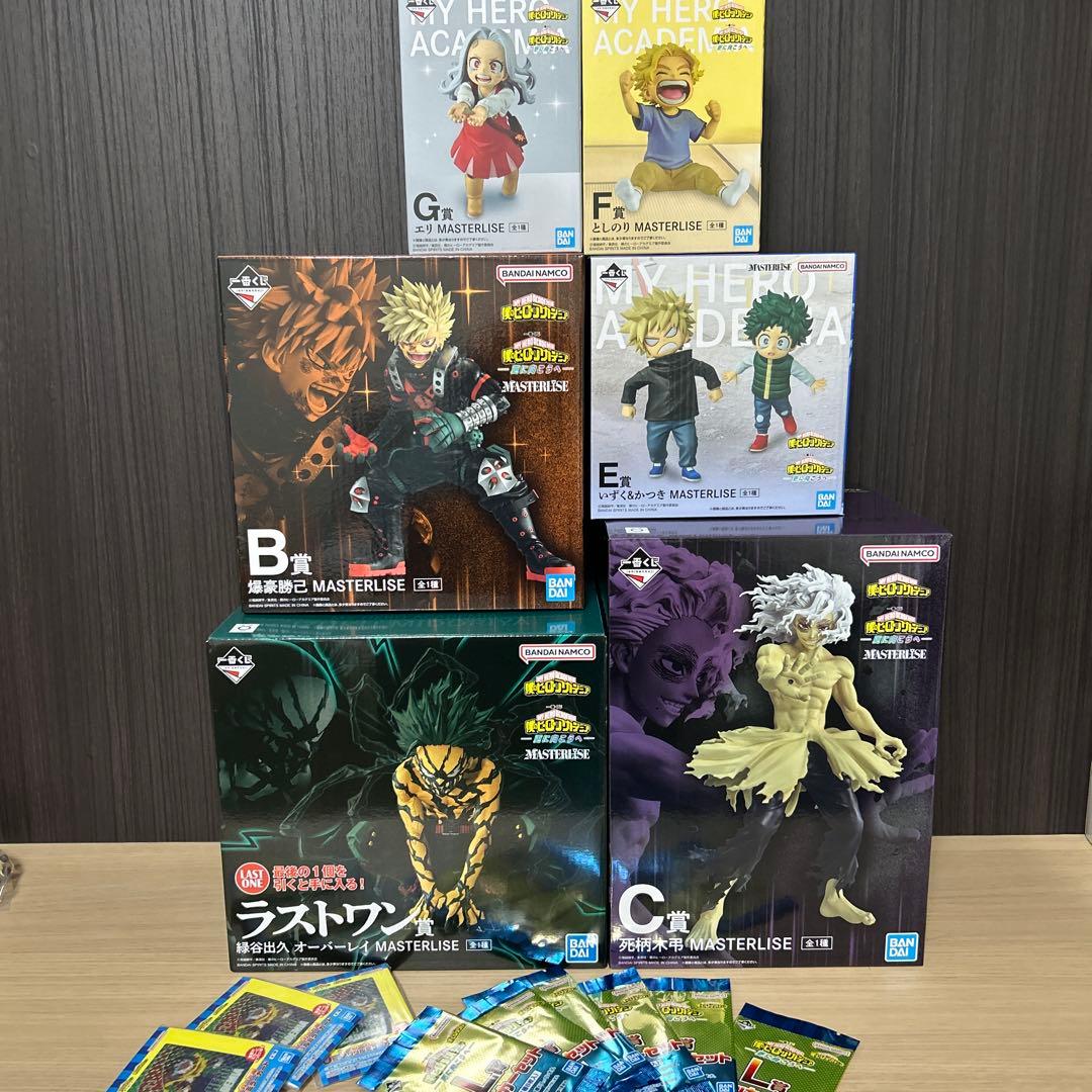 一番くじ　僕のヒーローアカデミア　ラストワン賞B賞C賞E賞F賞G賞下位賞　セット