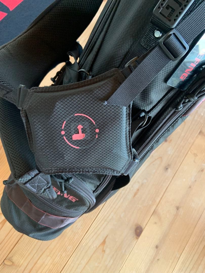 BRIEFING ゴルフキャディバッグ ネームプレート付ヘッドカバーセット