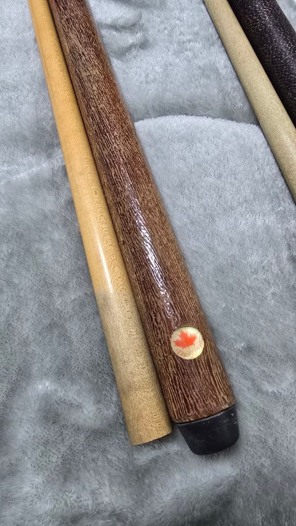 木製ビリヤードキュー 2本セット 19オンス