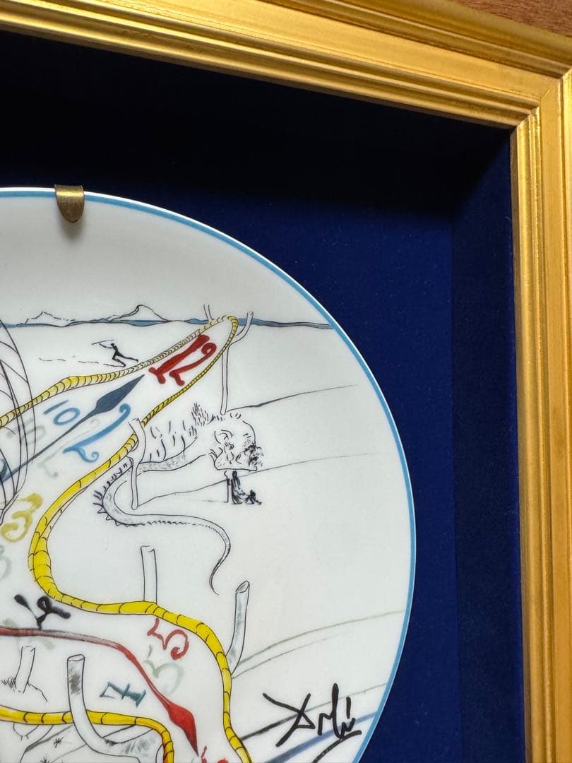 ダリ 記憶の固執 限定磁器プレート 額装 リモージュ