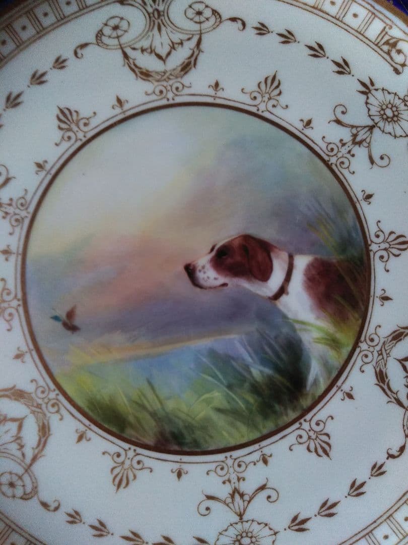 アンティークロイヤルウースターの飾りざら