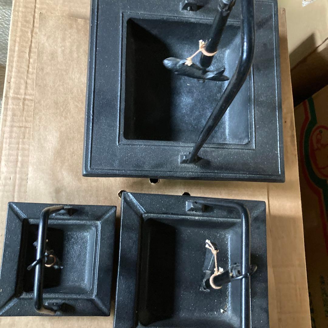 黒色鋳鉄製茶器セット