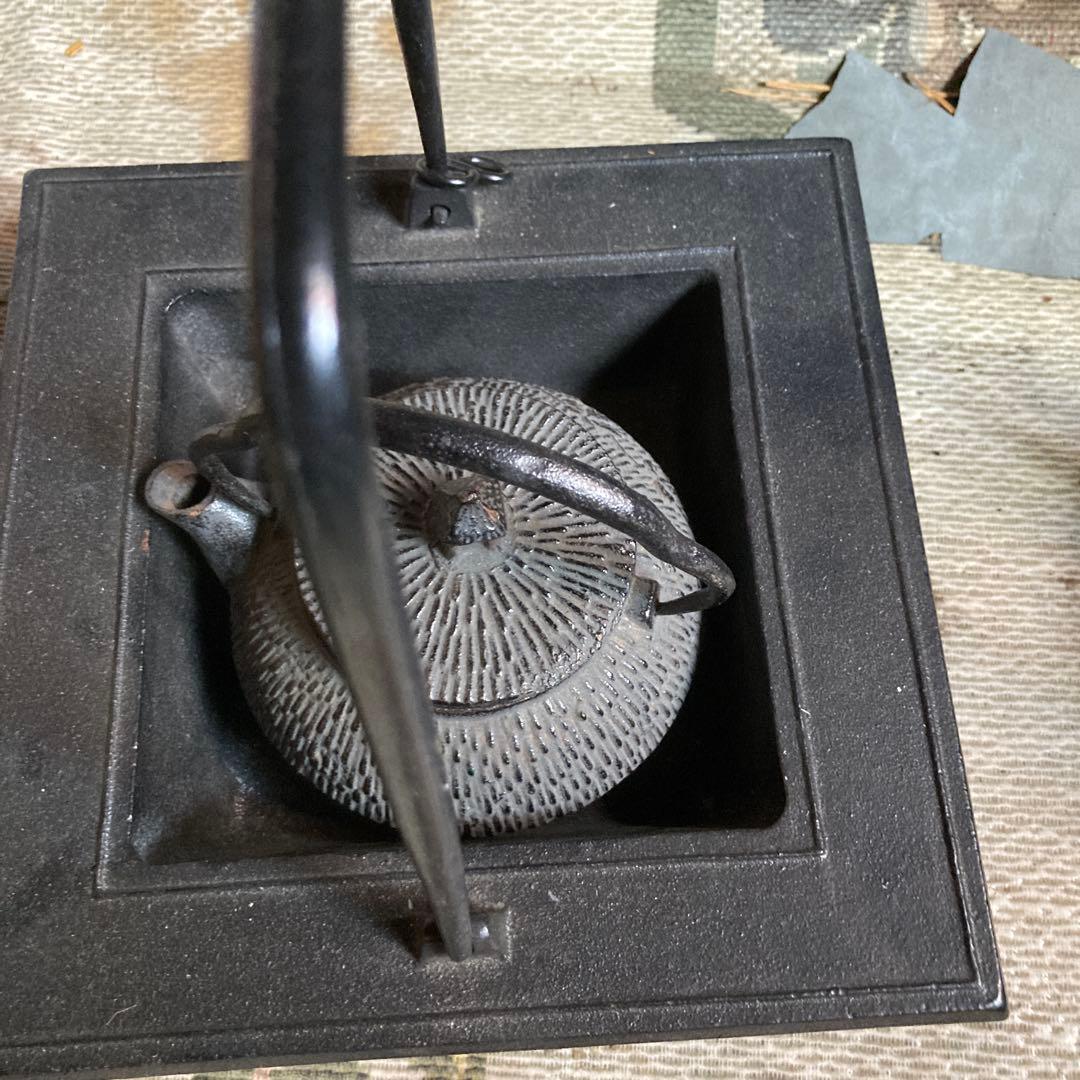 黒色鋳鉄製茶器セット