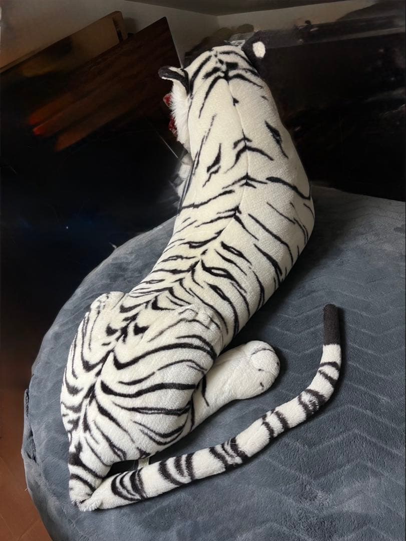【特大】ホワイトタイガー ぬいぐるみ