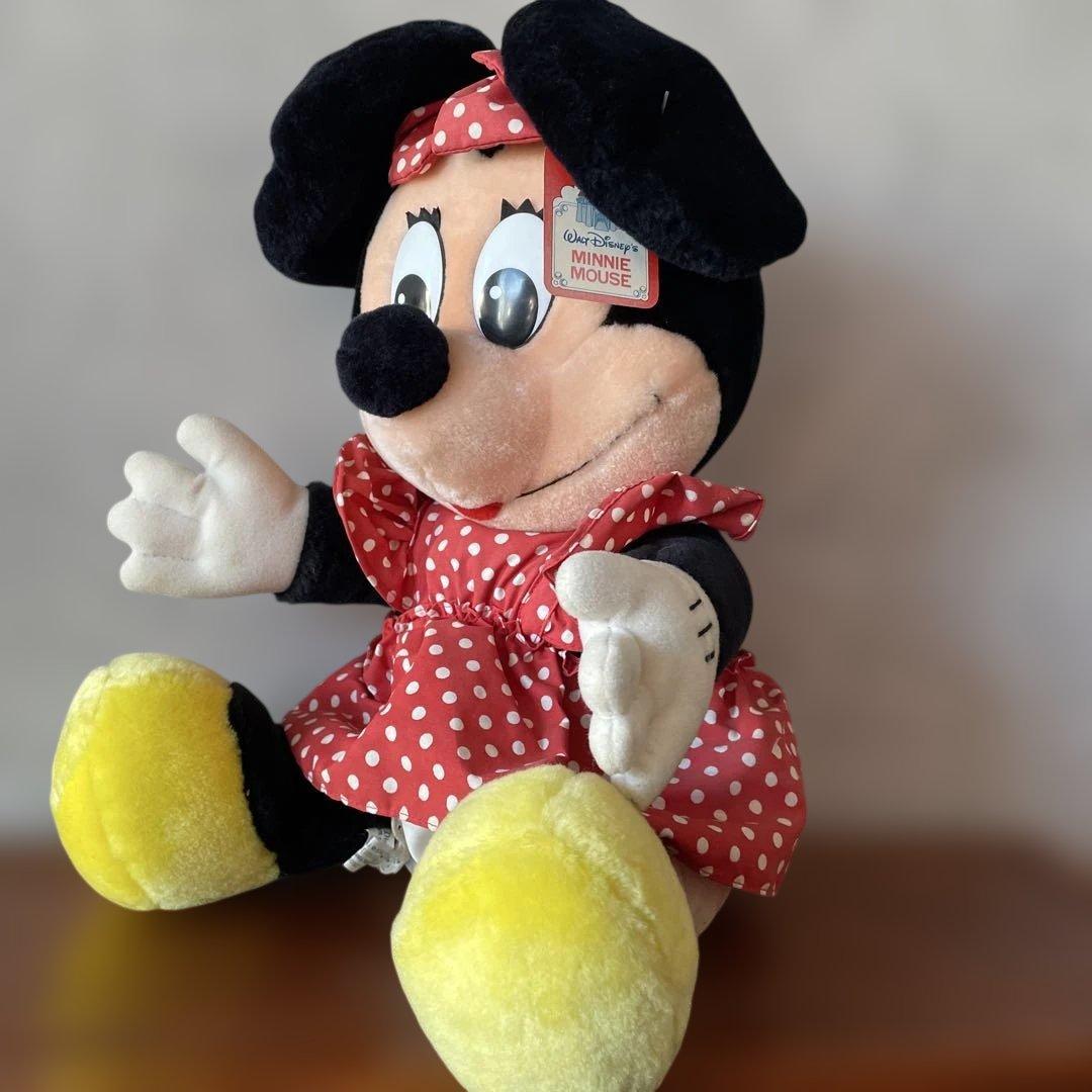 ミニーマウス　ぬいぐるみ　レトロ　アメリカ　約50㎝