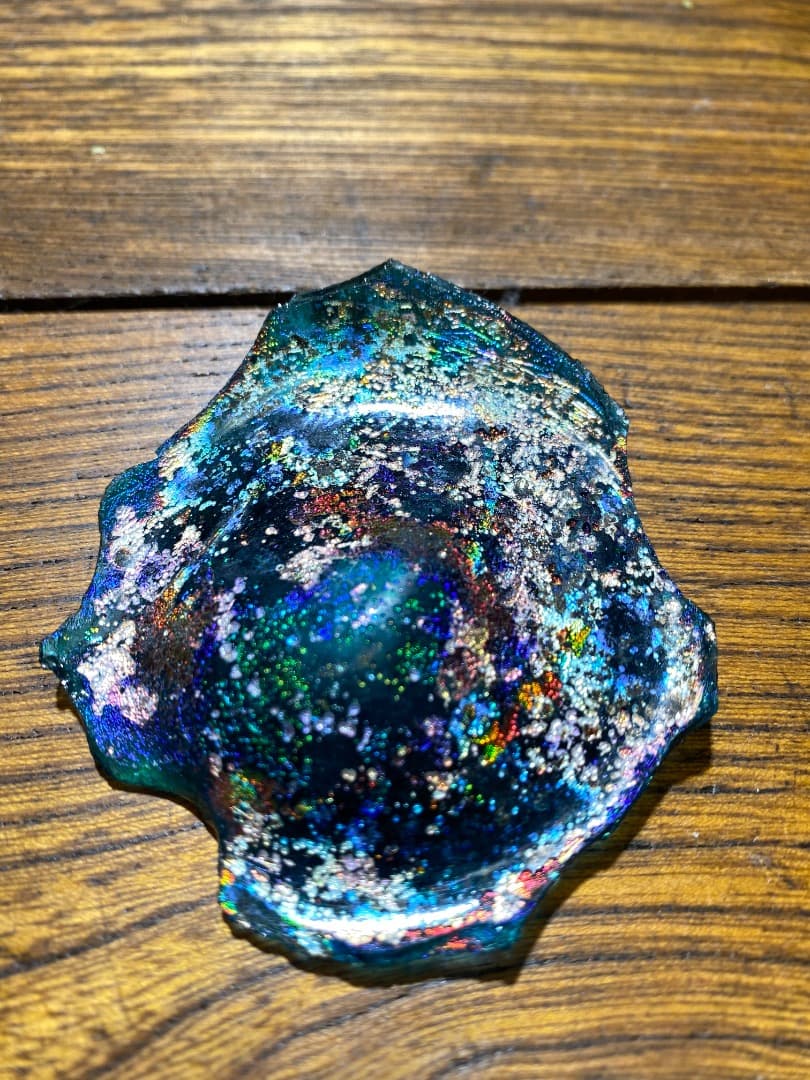 迫力のある銀化のローマングラス破片