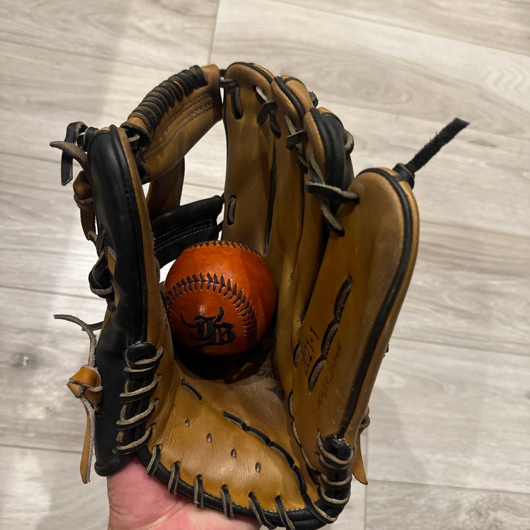 ミズノ軟式　ダイバーシティブルー限定　オーダー羽賀ジャパン　haga japan