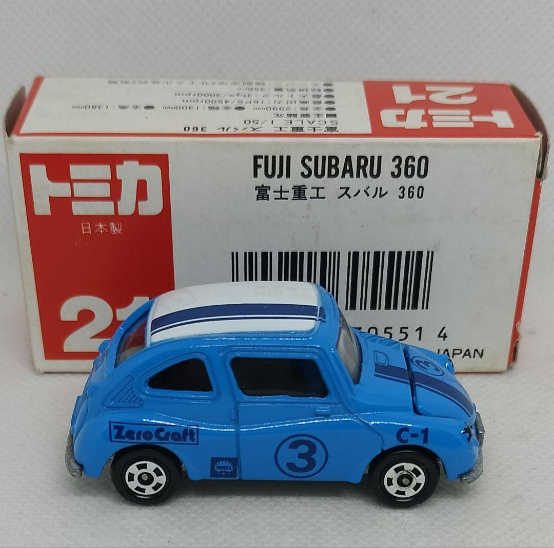 《赤箱トミカ21-4-37》スバル360【ゼロクラフト特注】未使用超美品