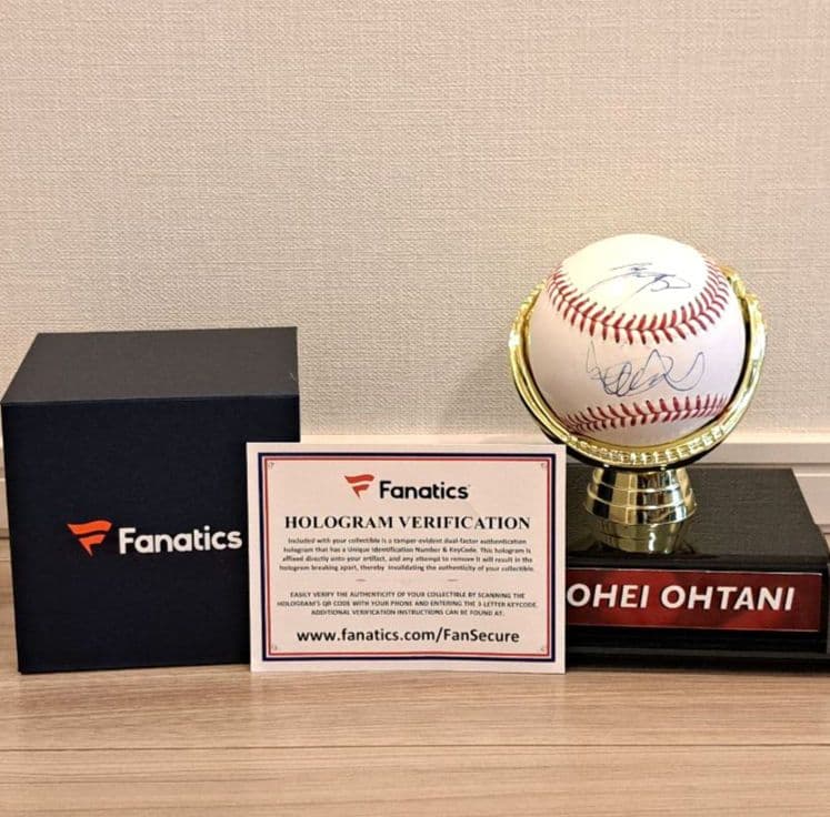 祝！殿堂入り☆大谷翔平&イチローMLB・FANATICS公認ダブルサイン