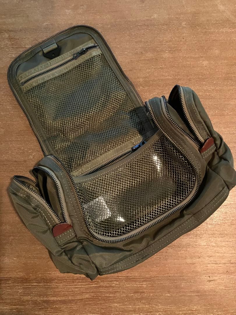 RRL グリーン ナイロンキャンバス トラベルポーチ　未使用品