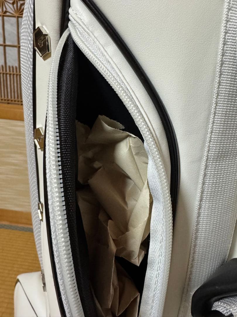 【新品・未使用】GTD ゴルフバッグ・キャディバッグ ホワイト