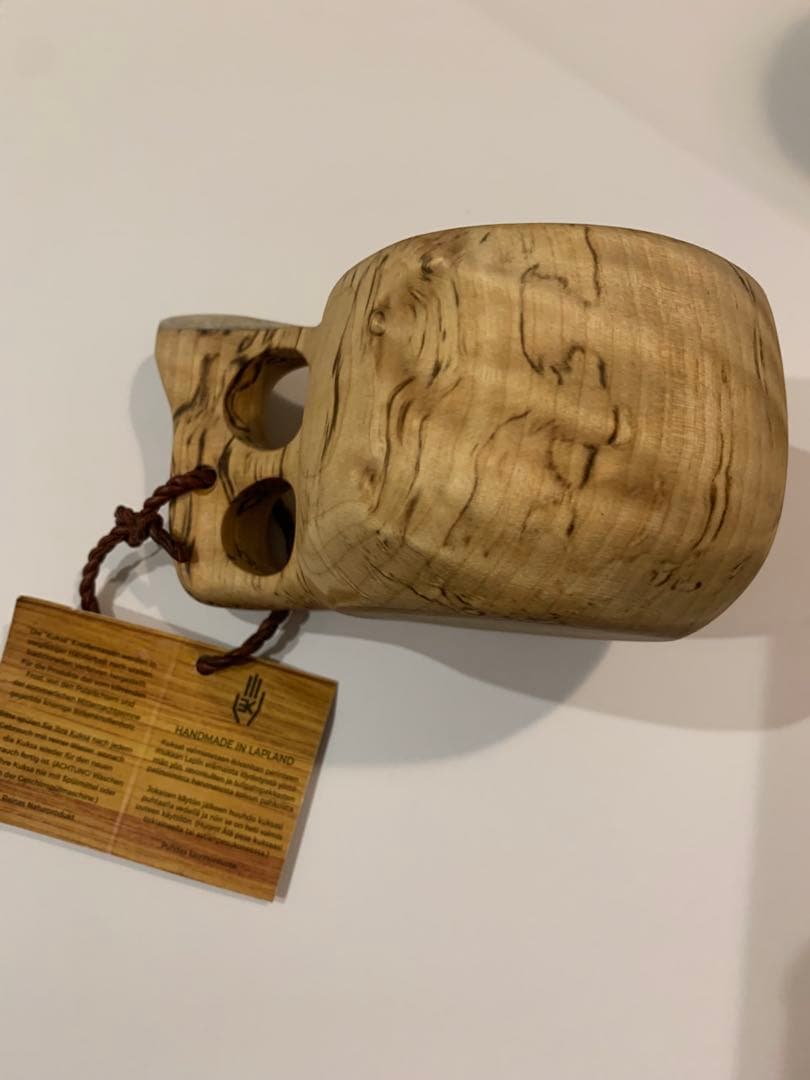 Koivumaa コイヴマー ククサ 角付き 木製マグカップ お値下げ大歓迎！