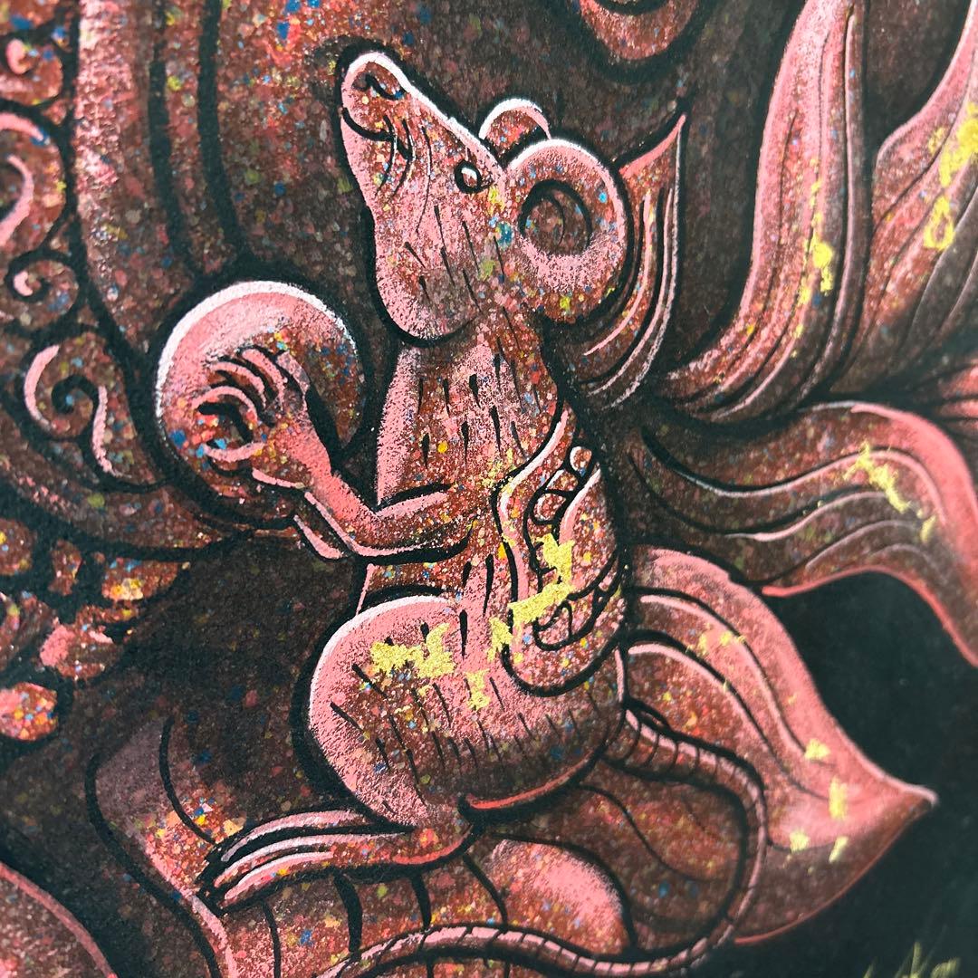 ガネーシャ　油画