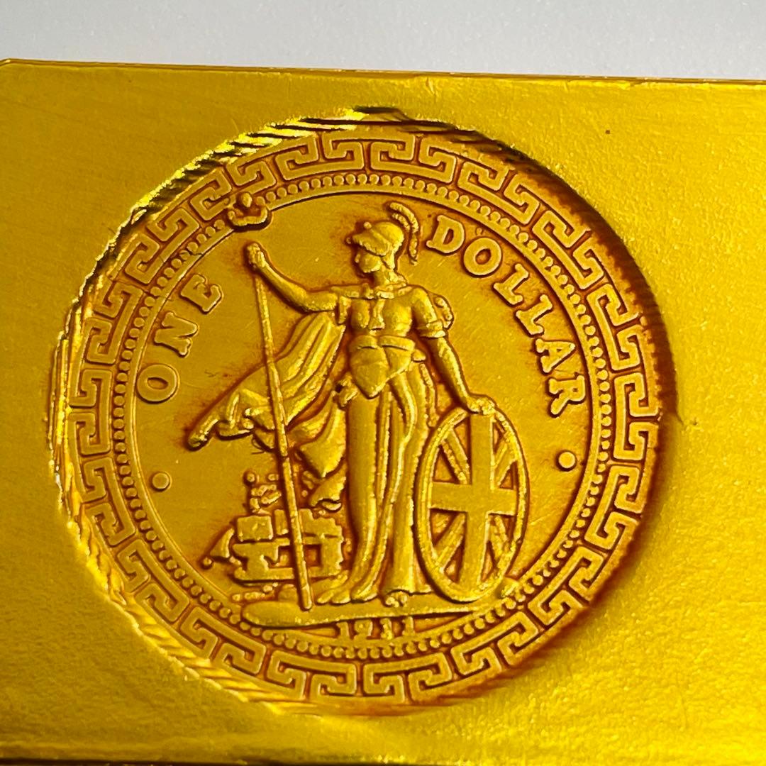 希少極美品！1911年 香港壹圓 イギリス領香港 ビクトリア女王 収蔵品入手困難