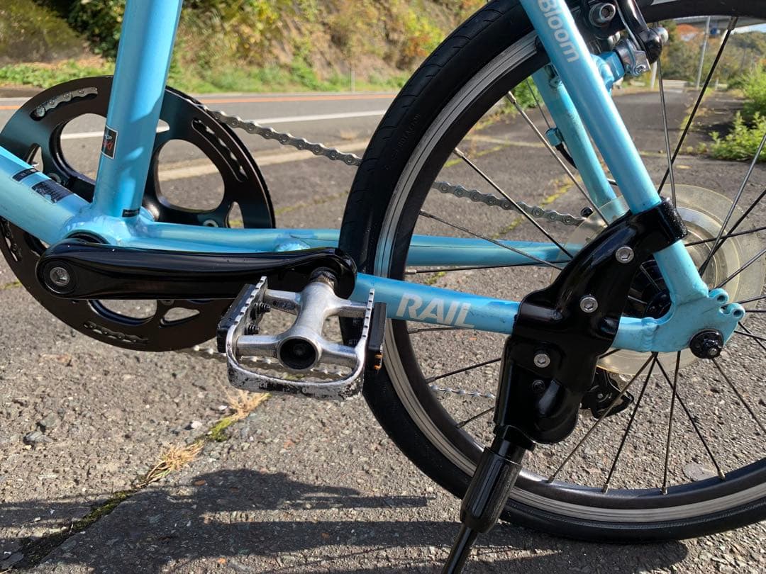 【即乘】送料無料 KhodaaBloomミニベロ RAIL小径車クロスバイク9速