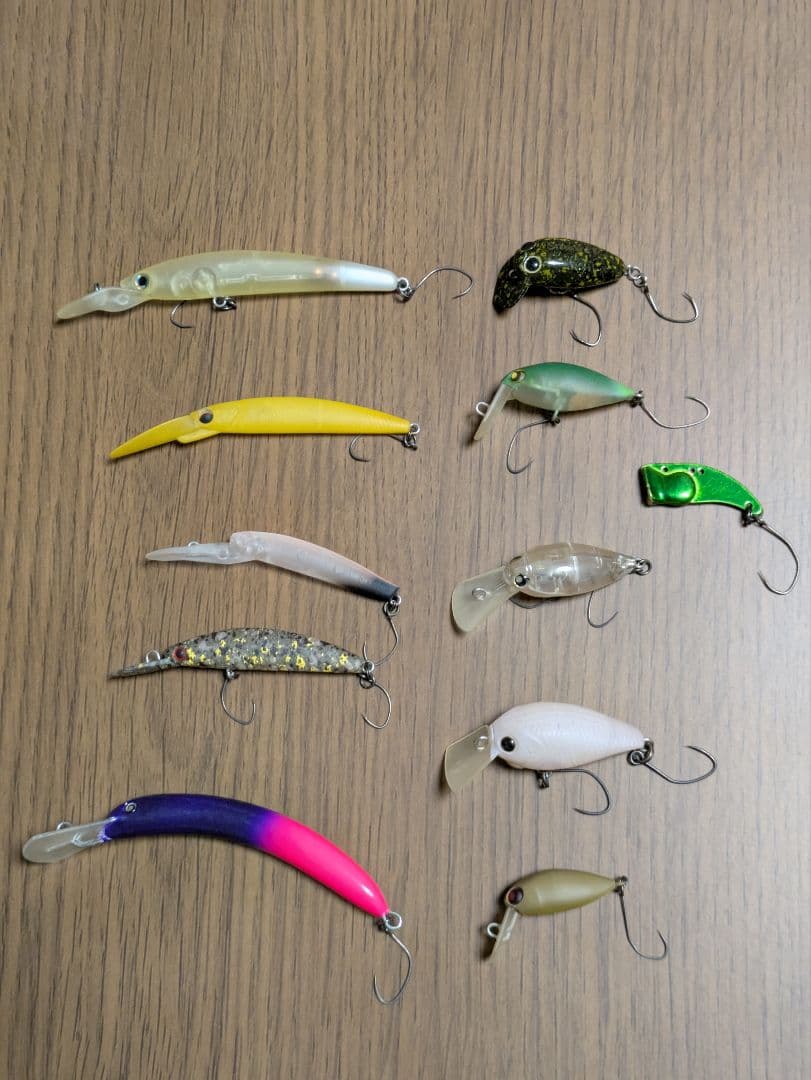 エリアトラウト用中古ルアー11個セット