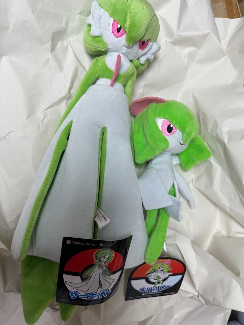 ポケモンセンター キルリア サーナイト ぬいぐるみ ＯＡ タグ付き