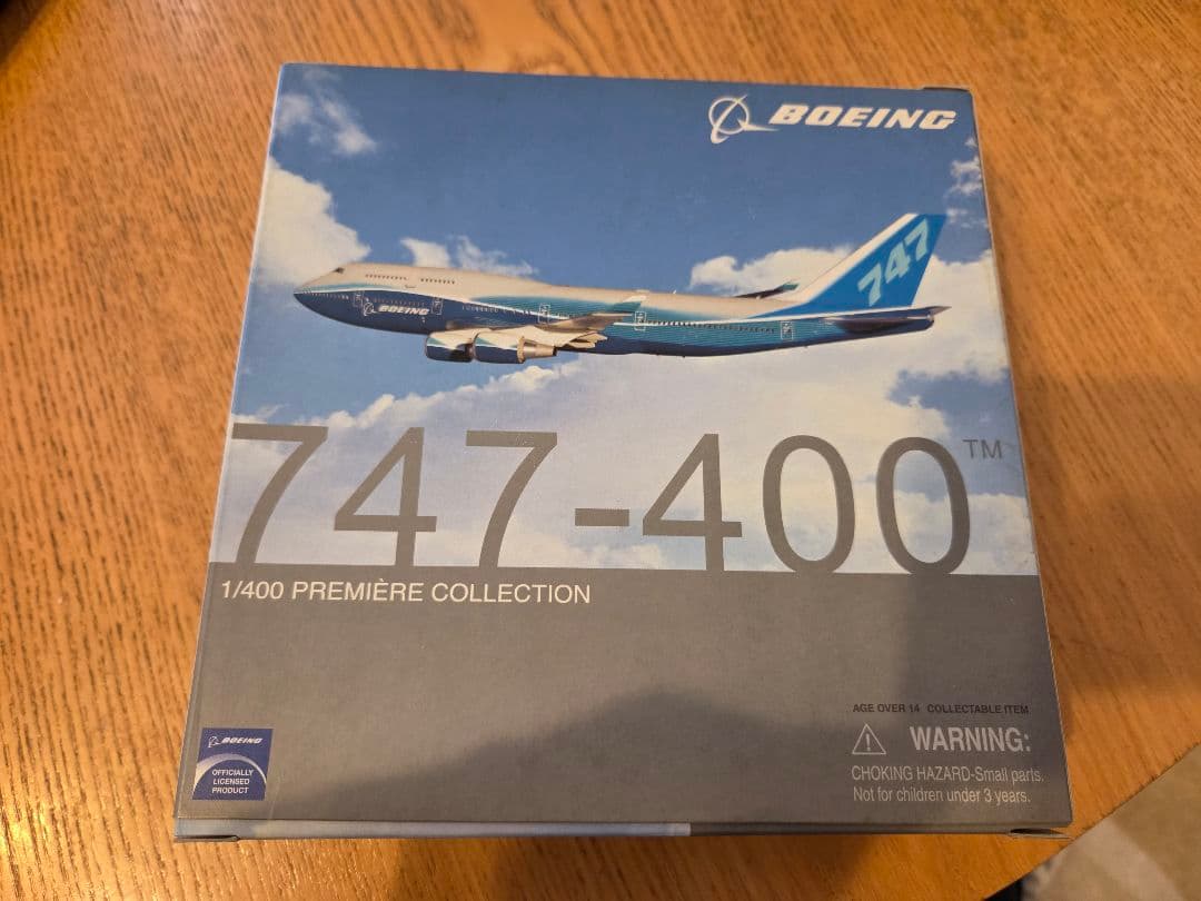 【希少・公式】Boeing 747-400 1/400 ダイキャスト｜箱付