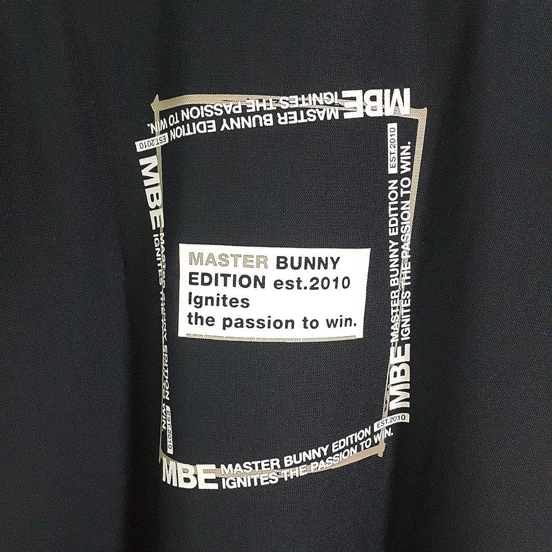 マスターバニーエディション メンズ　モックネックシャツ Mサイズ　ネイビー 美品