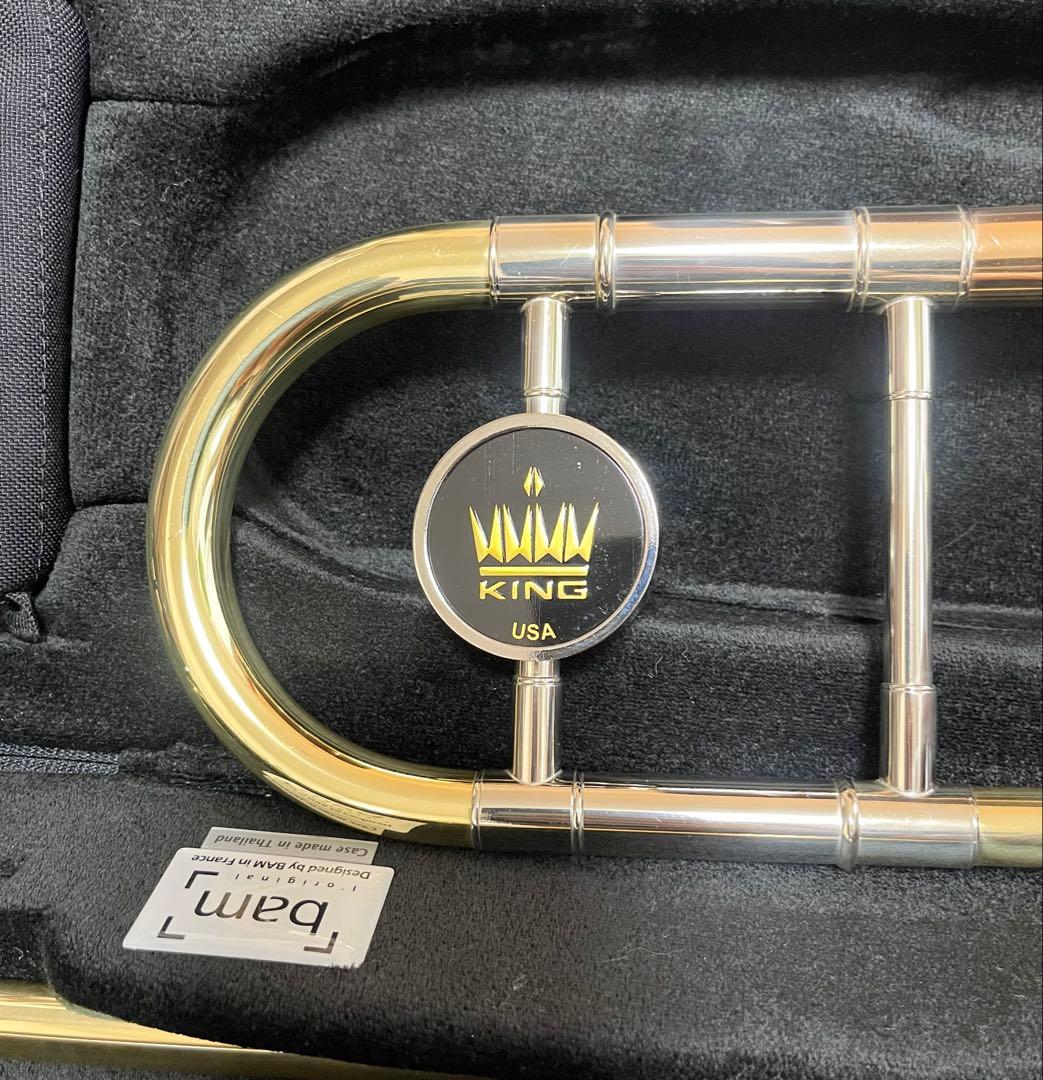 値下げしました⭐︎【ケース付き】トロンボーン　KING 2102PLG