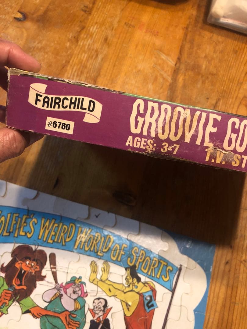 ホラー　モンスター　70s 幽霊城のドボチョン一家　ビンテージ　ジグゾーパズル