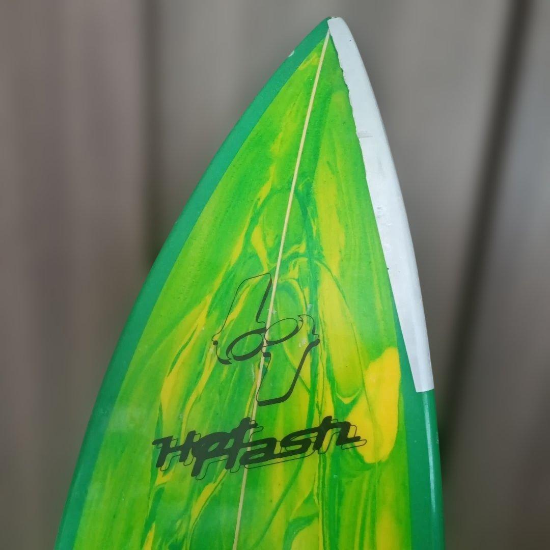 H\"rash ショートボード 緑/黄　175cm