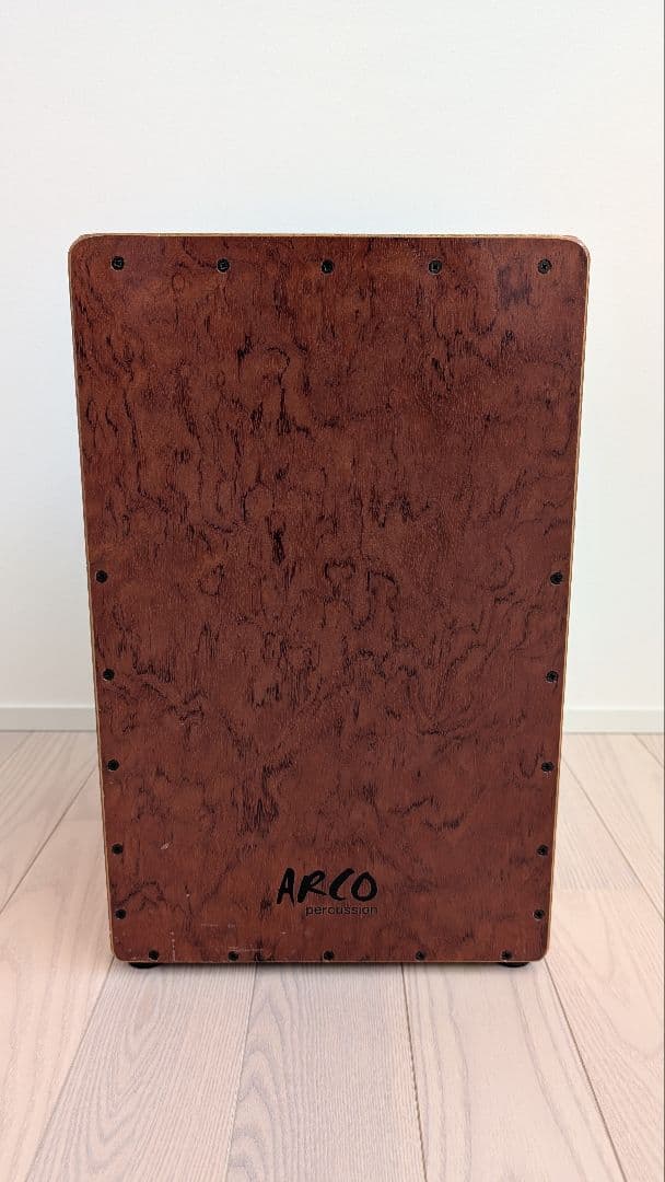 美品　ARCO PERCUSSION　カホン　SW77　ブビンガ　アルコ　ケース