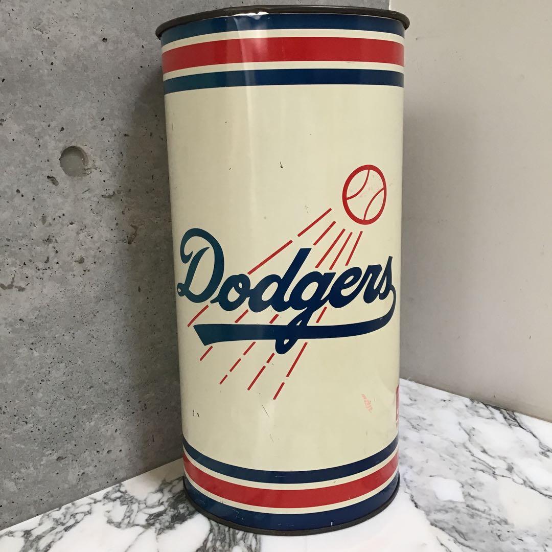 ドジャース 1968年 MLB Dodgers ブリキ缶 BIGサイズ
