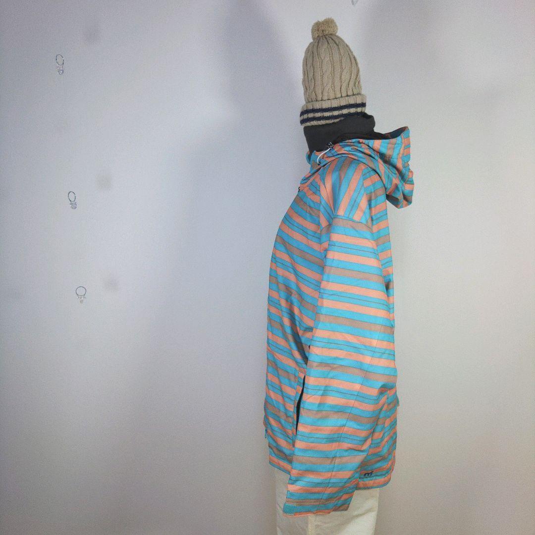 メンズ　L　スキー　スノーボードウェア　上下セット　水色　ベージュ　ホワイト