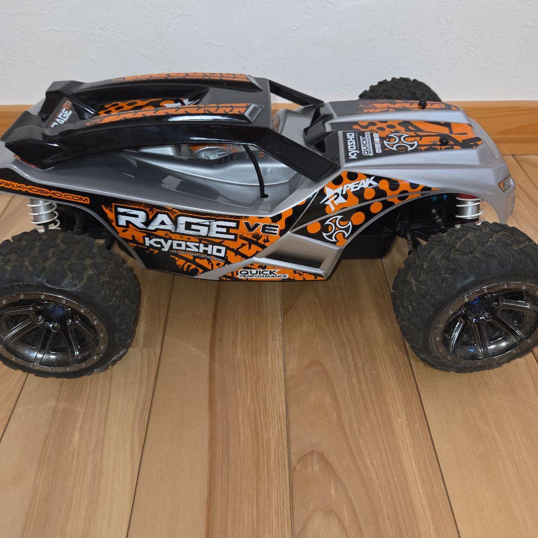 ✳️シャーシ、ボディのみ　メカ無し　京商　RAGE　VE　中古