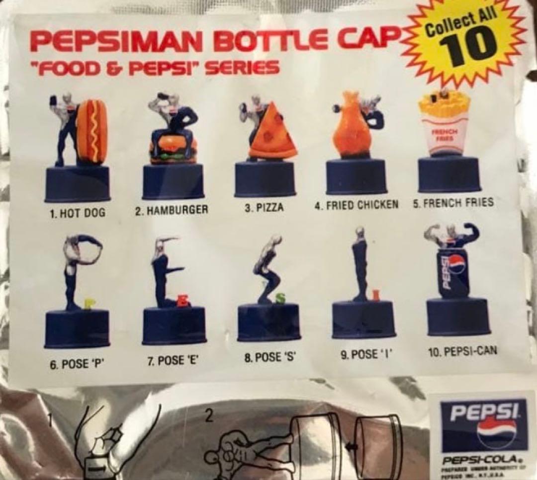 PEPSI ペプシマン　ボトルキャップ　　　　コンプリート　67種