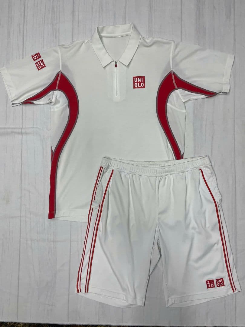 ユニクロ テニス 錦織圭モデル フェデラー ジョコビッチ セット L