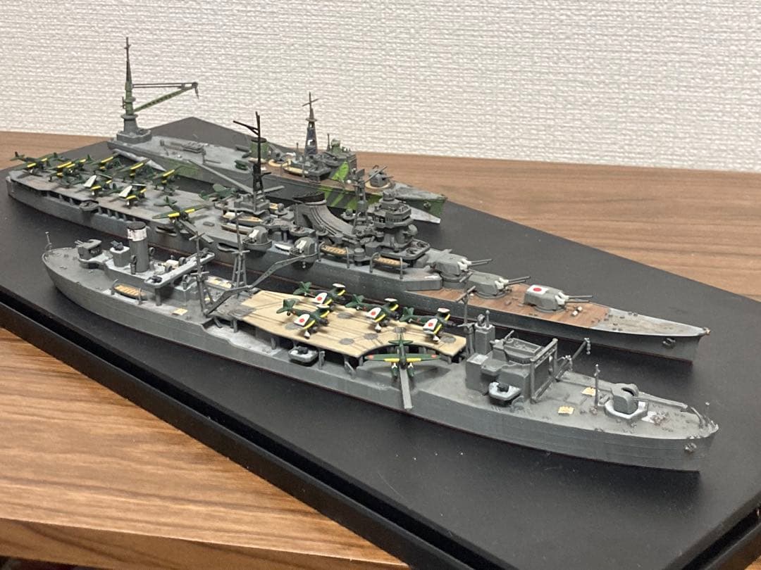 【ケース付完成品】1/700 帝国海軍 水上機母艦セット(速水，最上，秋津洲)