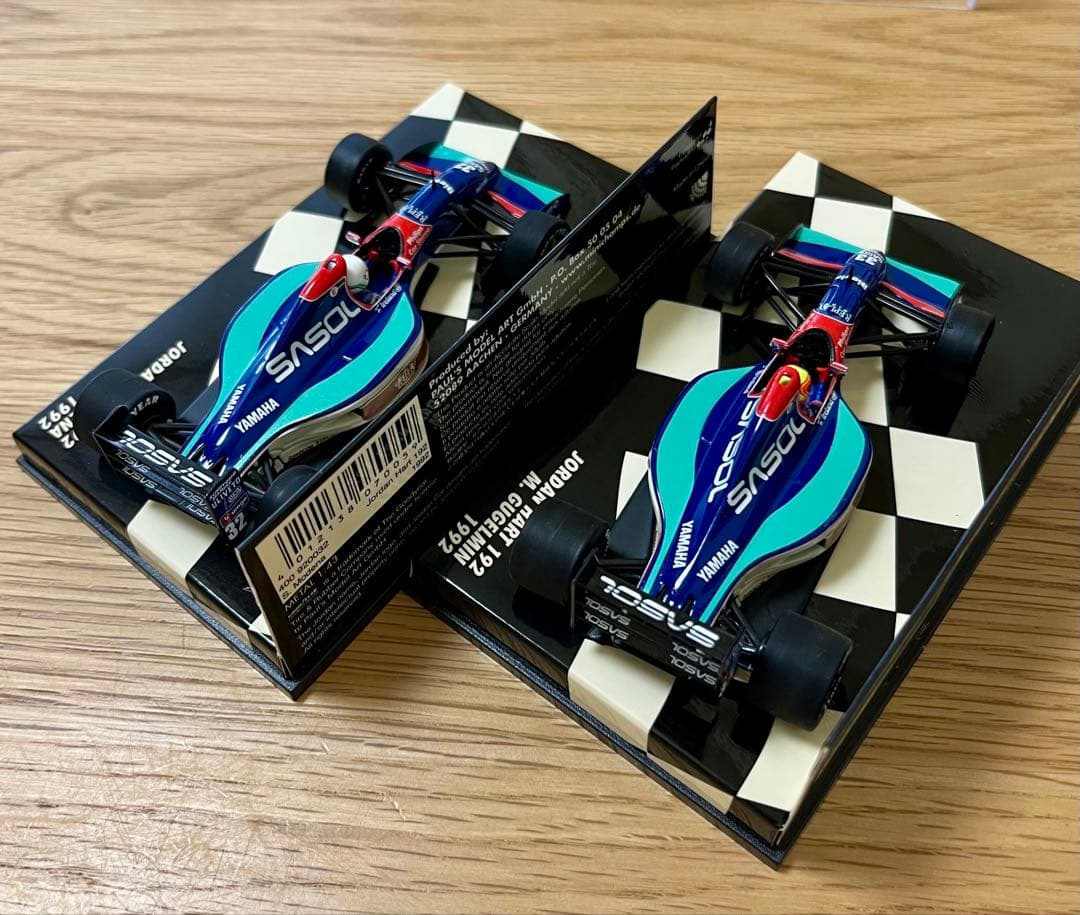 ミニチャンプス 1992年 ジョーダン・ヤマハ192 1/43 2台セット